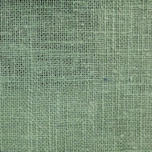 Pure linen upholstery and curtain fabric in teal aqua