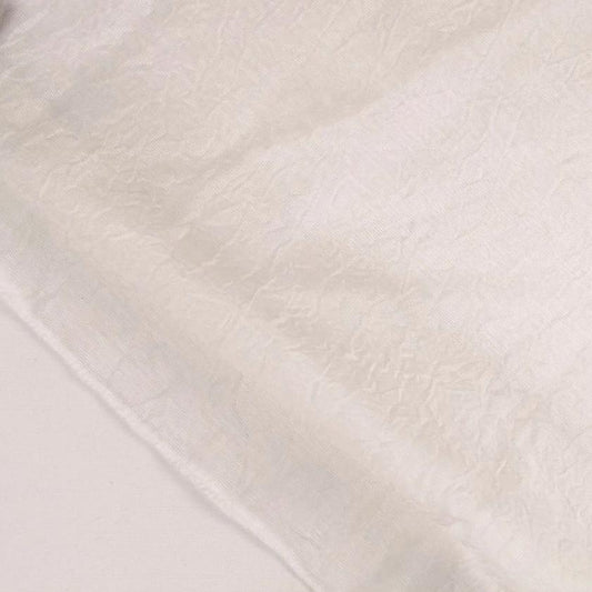 Crinkle off white