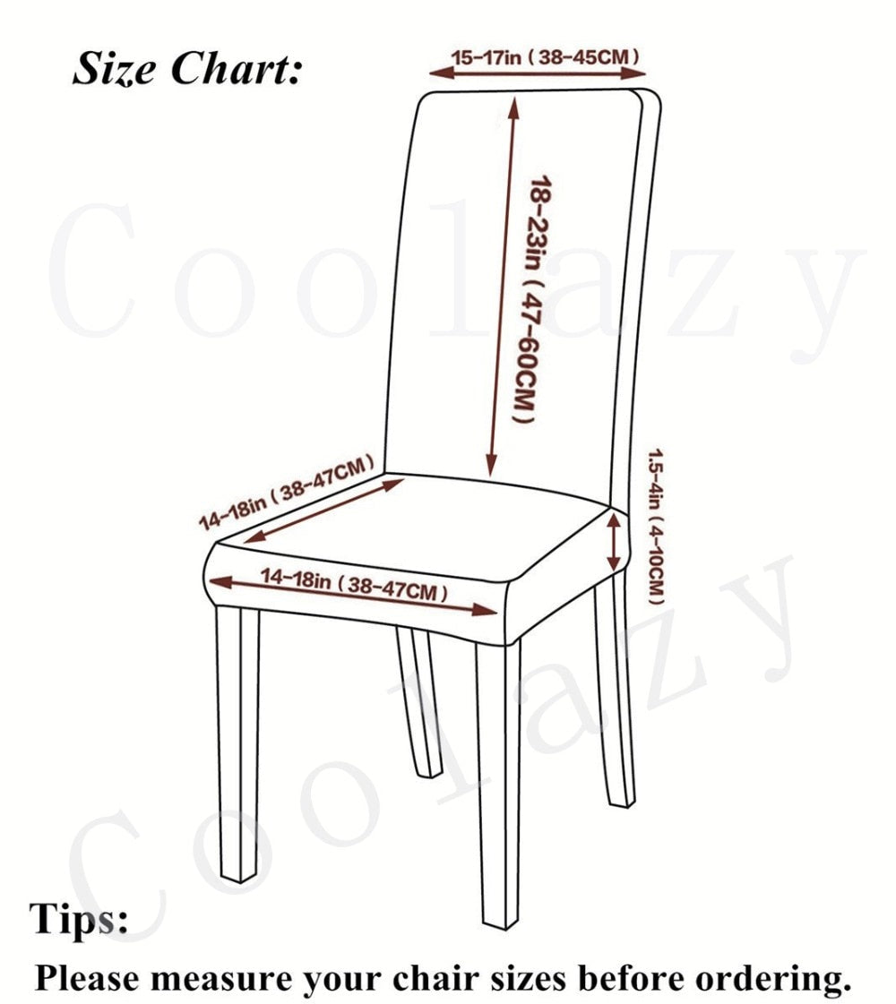 Makeover Elastic Chair Cover