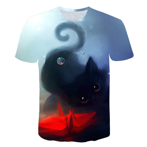 Night Cat T-SHIRT