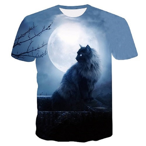 Night Cat T-SHIRT