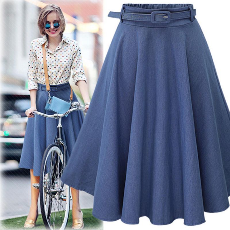 New 2020  Denim Jeans Skirts