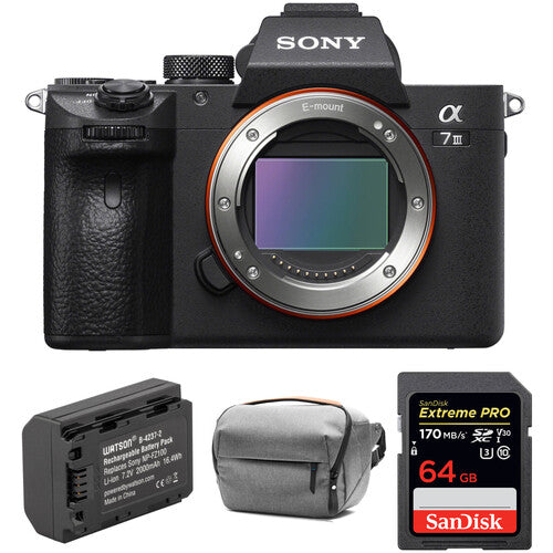 Sony Alpha a7 III Mirrorless Digital Camera Body with Accessory Kit - MacPro-LA